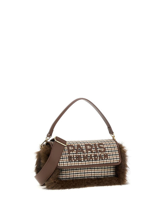 RUE MADAM Rue Madam Borsa A Tracolla Shoulder Bag - Marrone Pied De Poule
