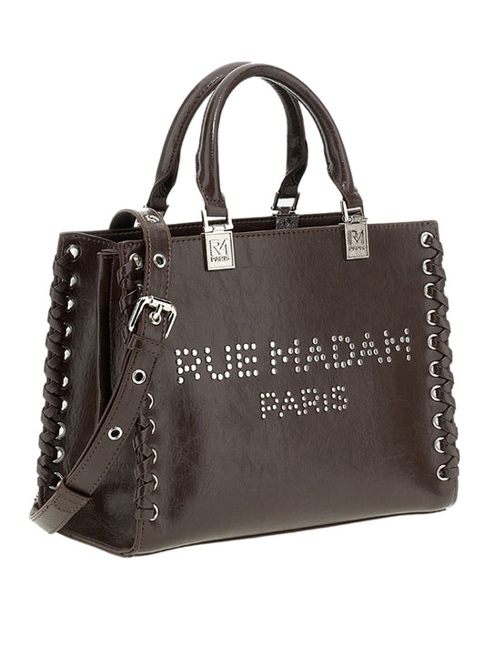 RUE MADAM Borsa A Mano Rue Madam Sioux Mini Tote Marrone Dark Brown