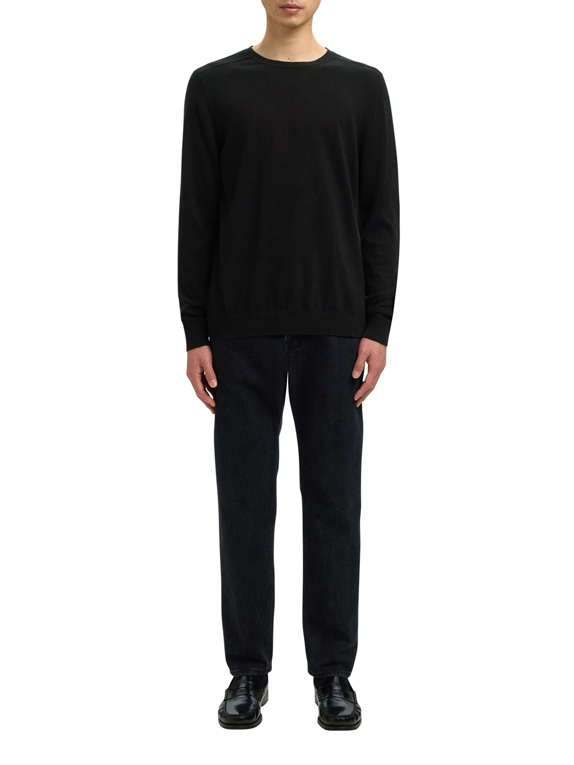 SELECTED Selected Maglione Slmberg Crew Neck - Nero BLACK