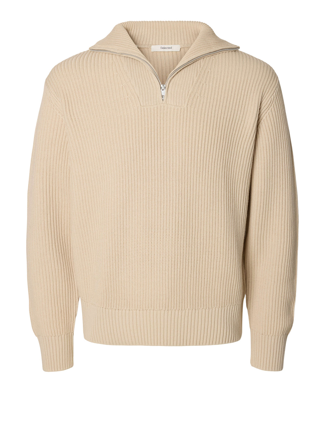 SELECTED Maglione Slmdry Ls Knit - Grigio GREY