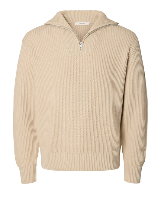 SELECTED Maglione Slmdry Ls Knit - Grigio GREY
