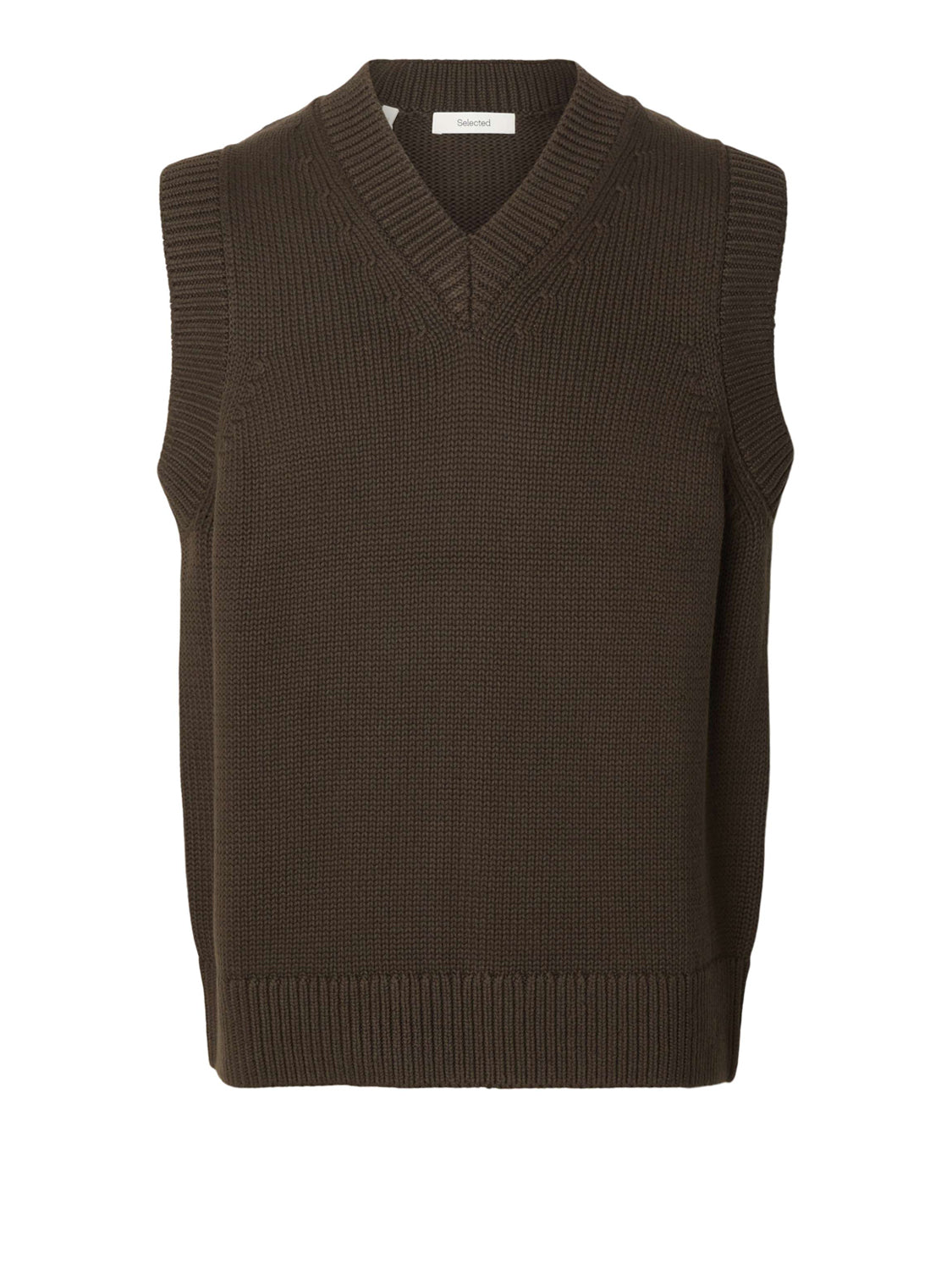 SELECTED Selected Gilet Slmbraun Heavy - Marrone BROWN