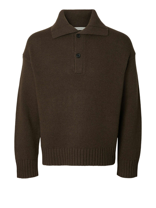 SELECTED Maglione Slmcody Selected Marrone BROWN