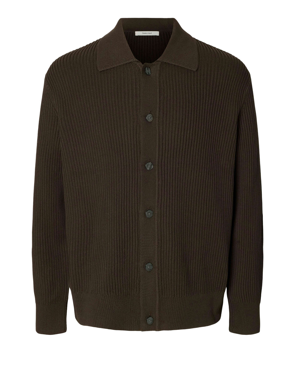 SELECTED Cardigan Slmdry Selected Marrone BROWN