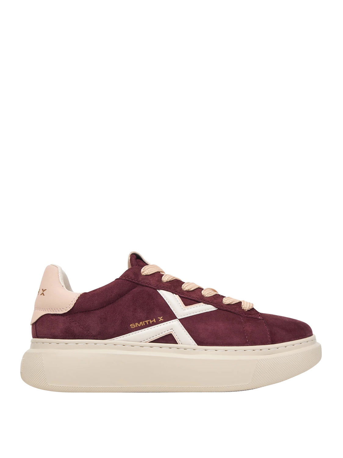 SMITH X Sneakers Alexander Smith College Bordeaux Burgundy/Nude
