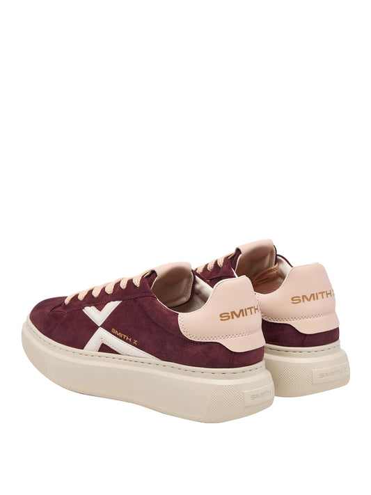 SMITH X Sneakers Alexander Smith College Bordeaux Burgundy/Nude