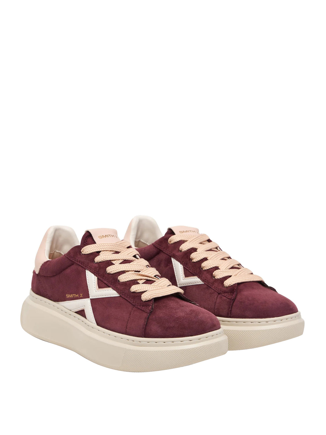 SMITH X Sneakers Alexander Smith College Bordeaux Burgundy/Nude