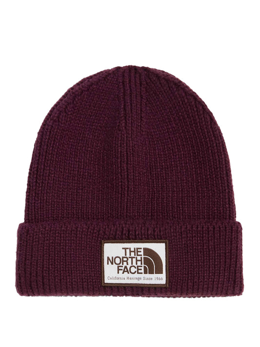 THE NORTH FACE The North Face Berretto con risvolto e logo box TNF Bordeaux Bordeau