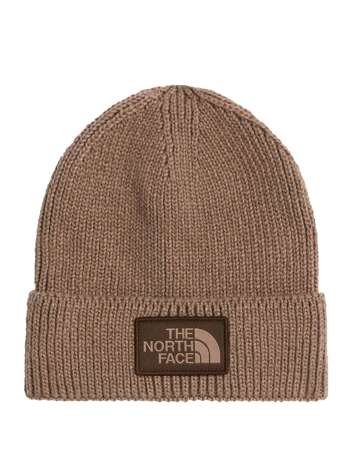 THE NORTH FACE The North Face Berretto con risvolto e logo box TNF Beige Beige