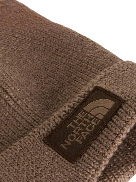 THE NORTH FACE The North Face Berretto con risvolto e logo box TNF Beige Beige