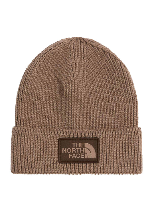 THE NORTH FACE The North Face Berretto con risvolto e logo box TNF Beige Beige