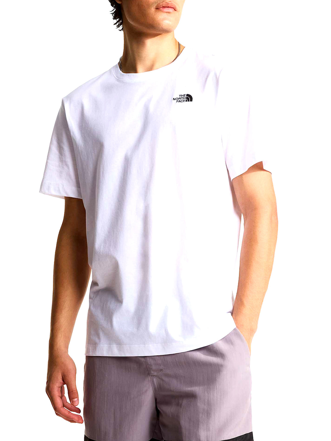 THE NORTH FACE T-shirt Evolution Simple Dome Regular Bianco Bianco