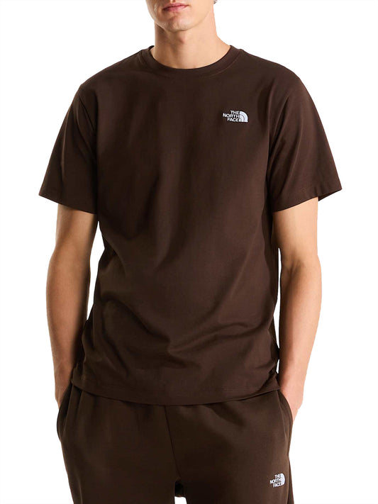 THE NORTH FACE T-shirt Evolution Simple Dome Regular Marrone Marrone