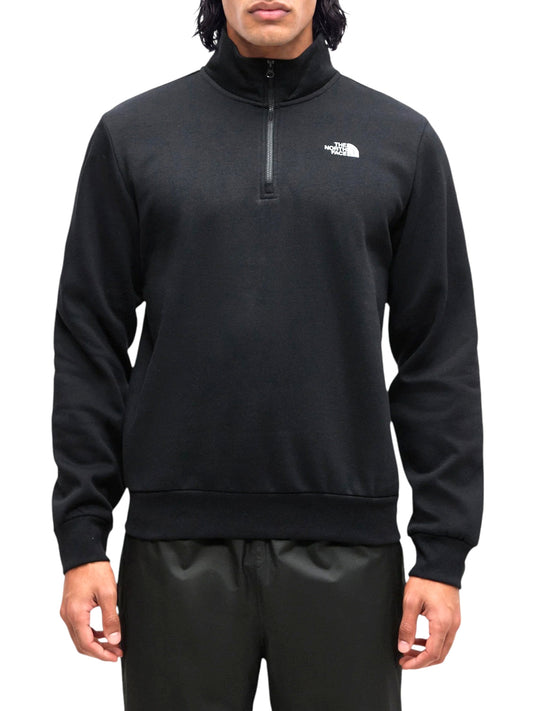 THE NORTH FACE Felpa Evolution Simple Dome Regular con cerniera a 1/4 Nero Nero