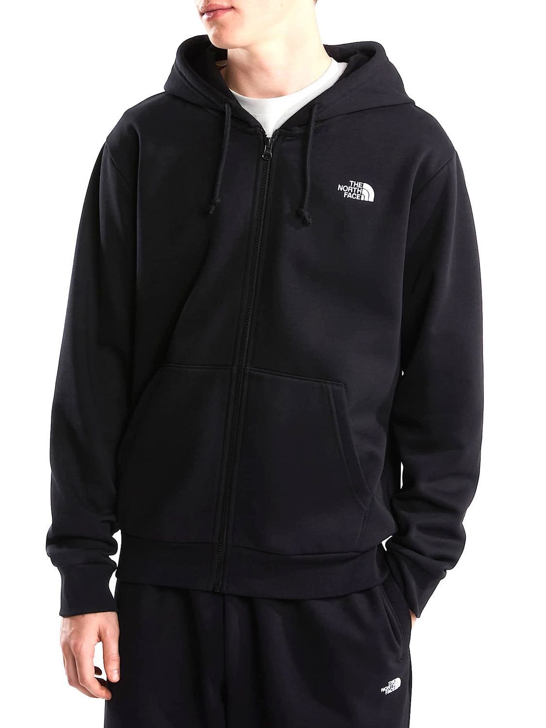 THE NORTH FACE Felpa con cappuccio e cerniera integrale Evolution Simple Dome Regular Nero Nero
