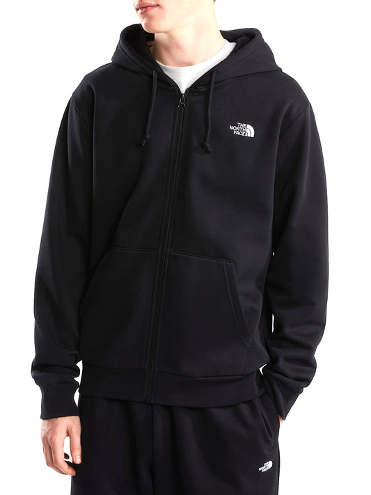THE NORTH FACE Felpa con cappuccio e cerniera integrale Evolution Simple Dome Regular Nero Nero
