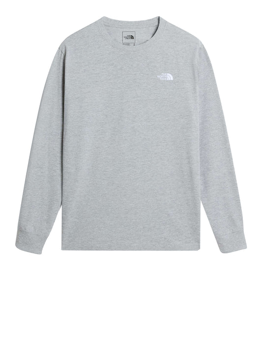 THE NORTH FACE T-shirt a maniche lunghe Evolution Simple Dome Regular Grigio Grigio