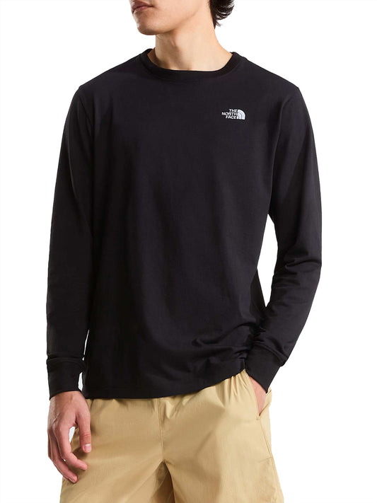 THE NORTH FACE T-shirt a maniche lunghe Evolution Simple Dome Regular Nero Nero