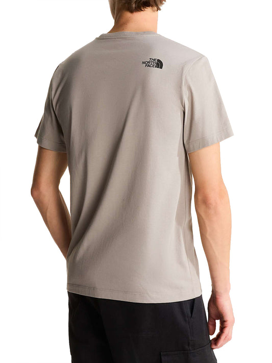 THE NORTH FACE T-Shirt Evolution Box Half Dome Regular - Grigio STONE
