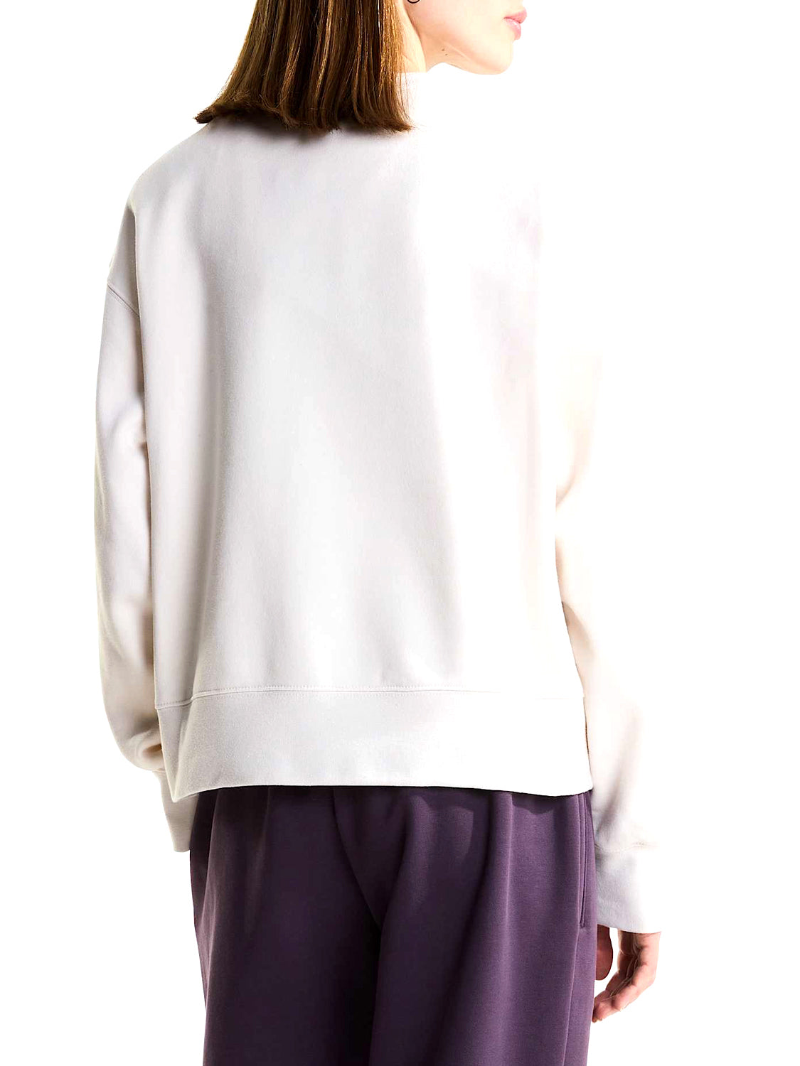 THE NORTH FACE Felpa The North Face oversize TNF Essential Simple Dome Boxy Bianco Bianco