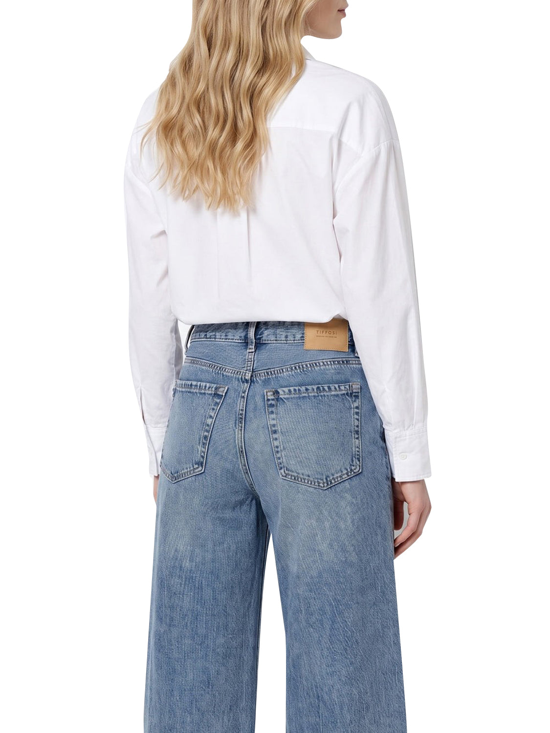 TIFFOSI Camicia Tiffosi Nancy Blu Bianco