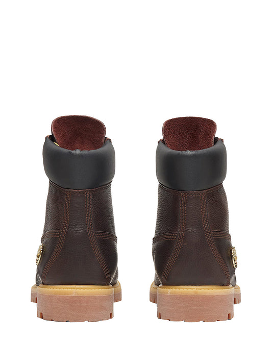 TIMBERLAND Polacchino Impermeabile Timberland Premium 6-Inch da Uomo in marrone scuro/colore nero Dark Brown