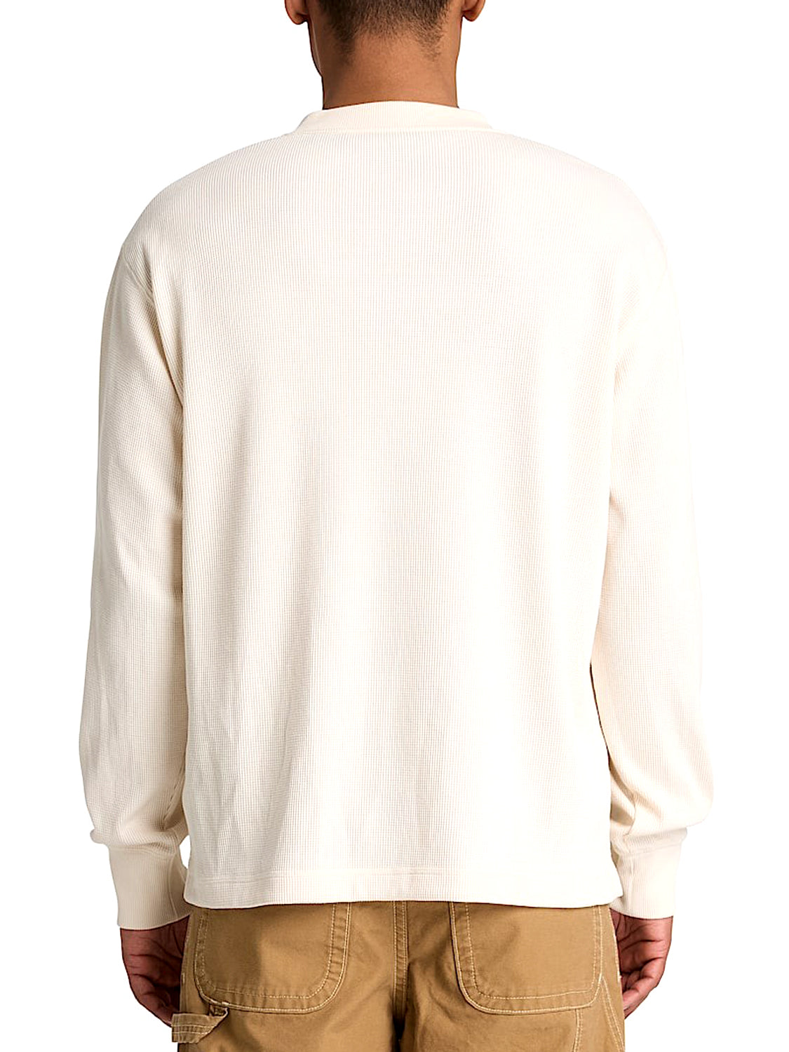 TIMBERLAND Polo Timberland a Maniche Lunghe a Nido d'Ape Wharf River Beige Light Beige