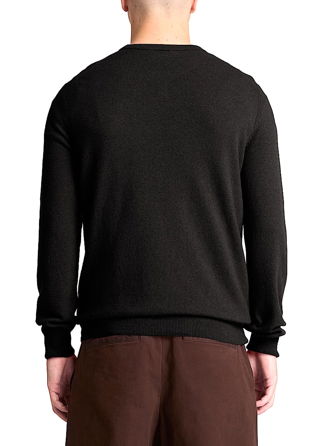 TIMBERLAND Maglione Timberland Girocollo in Lana Merino Cohas Brook Nero BLACK