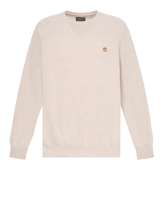TIMBERLAND Timberland Maglione Girocollo in Lana Merino Cohas Brook Beige Light Beige