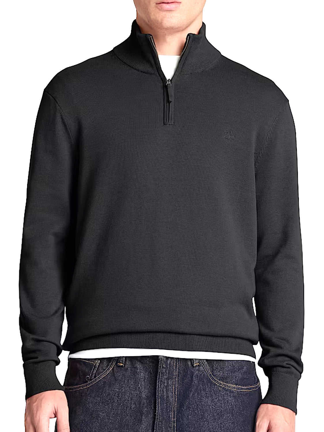 TIMBERLAND Maglione Williams River Quarter Zip Timberland - Nero BLACK