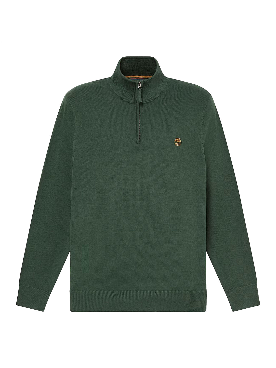 TIMBERLAND Maglione Williams River Quarter Zip Timberland - Verde Scuro Dark green