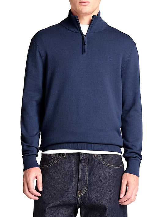 TIMBERLAND Maglione Williams River Quarter Zip Timberland - Blu Scuro NAVY