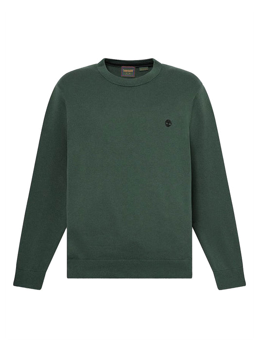 TIMBERLAND Maglione Girocollo Williams River Timberland - Verde Scuro Dark green
