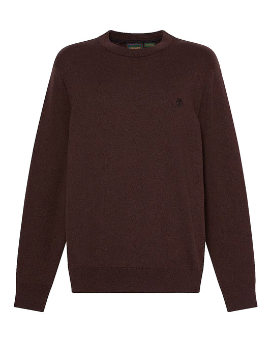 TIMBERLAND Maglione Girocollo Williams River Timberland - Marrone Scuro Dark Brown