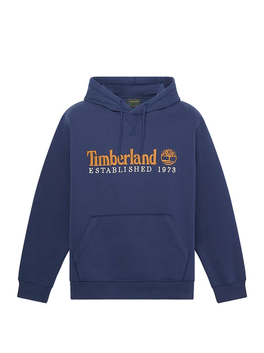 TIMBERLAND Felpa Timberland con Logo Established 1973 Ricamato Navy DARK BLUE