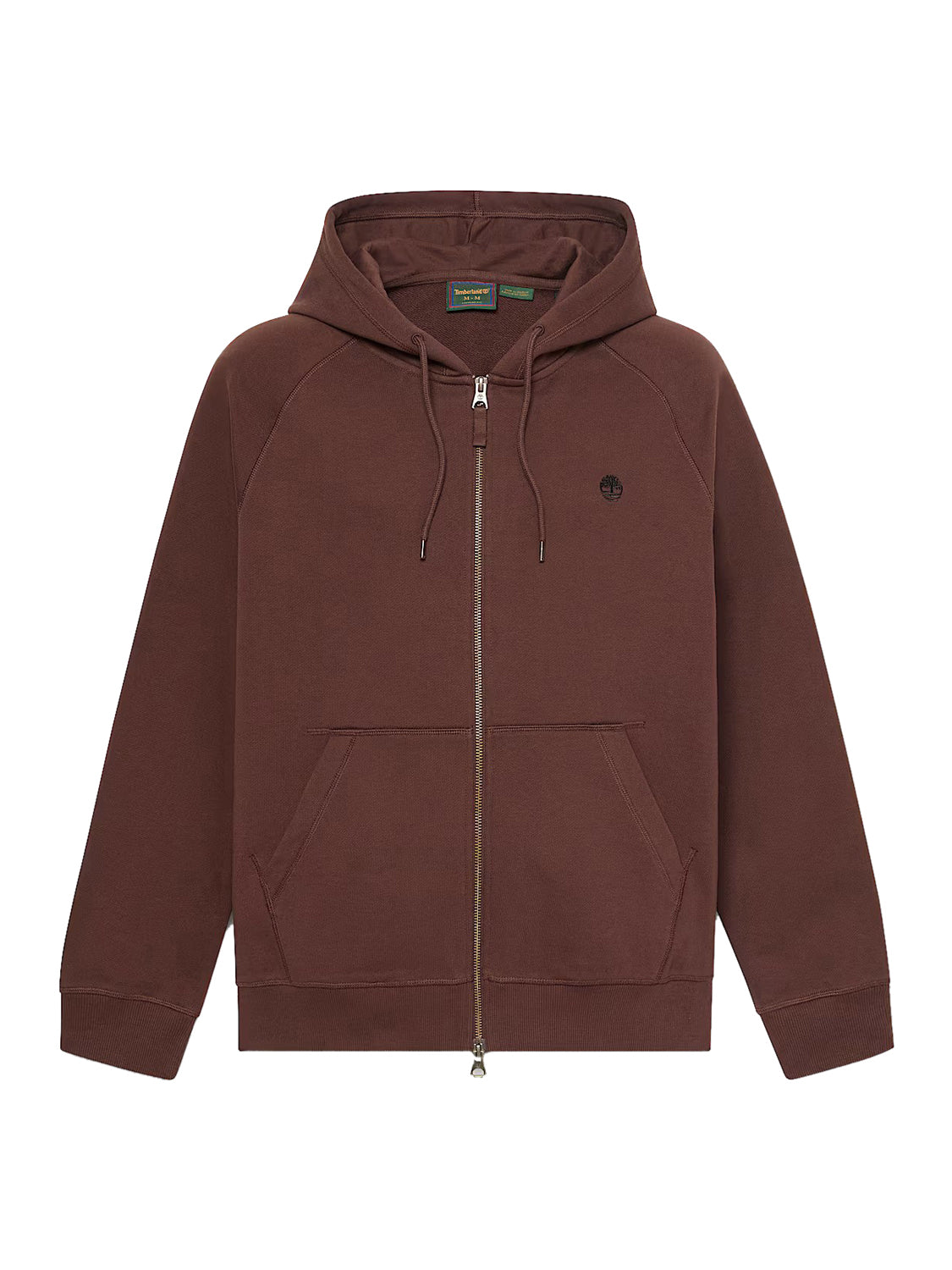 TIMBERLAND Felpa Lb Full Zip Timberland - Marrone Scuro Dark Brown