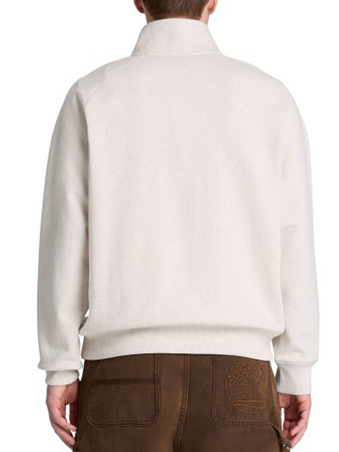 TIMBERLAND Felpa Tree Embroidered Logo 1/4 Zip Lb Timberland - Beige Light Beige