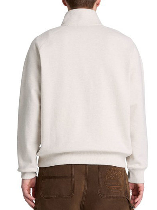 TIMBERLAND Felpa Tree Embroidered Logo 1/4 Zip Lb Timberland - Beige Light Beige