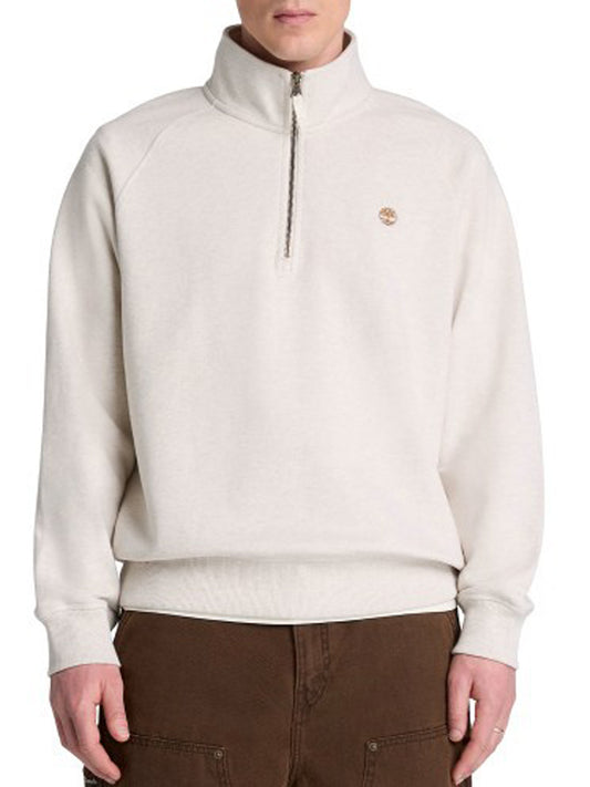 TIMBERLAND Felpa Tree Embroidered Logo 1/4 Zip Lb Timberland - Beige Light Beige