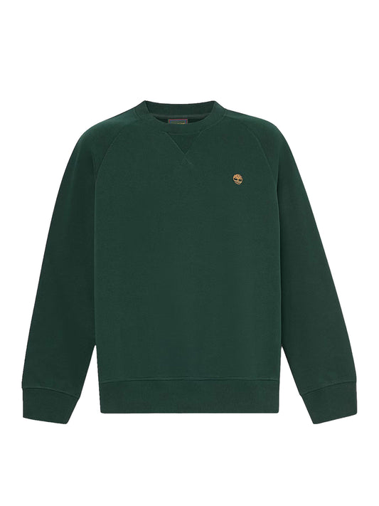 TIMBERLAND Felpa Lb Crew Timberland - Verde Scuro Dark green