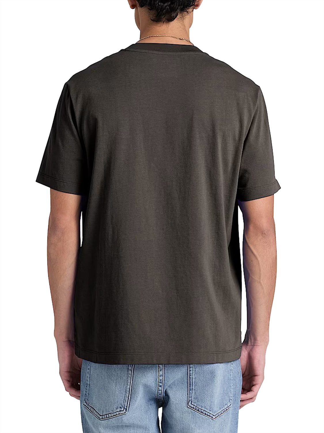 TIMBERLAND T-Shirt Silicon Badge Ss Timberland - Nero BLACK