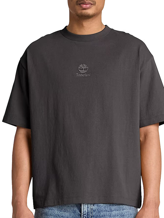 TIMBERLAND T-Shirt Heavyweight Ss Timberland - Nero BLACK