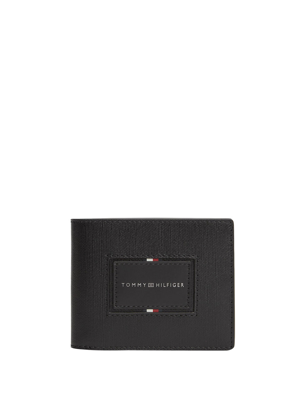 TOMMY HILFIGER 1USCITA Tommy Hilfiger Portafoglio Bifold In Pelle - Black BLACK