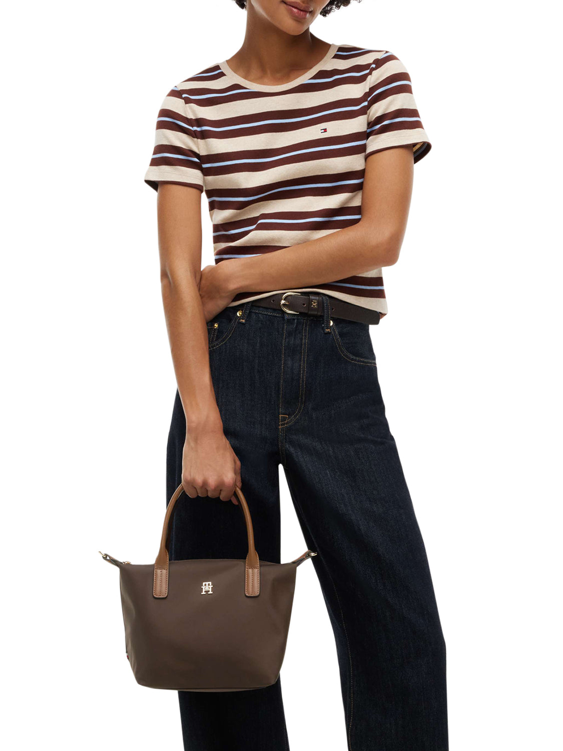 TOMMY HILFIGER 2USCITA Tommy Hilfiger Borsa a Mano Donna Fondant Brown - Marrone Fondant Brown