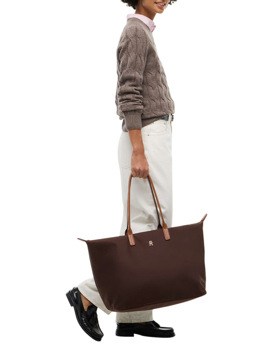 TOMMY HILFIGER 2USCITA Tommy Hilfiger Borsa a Mano Donna Fondant Brown - Marrone Fondant Brown
