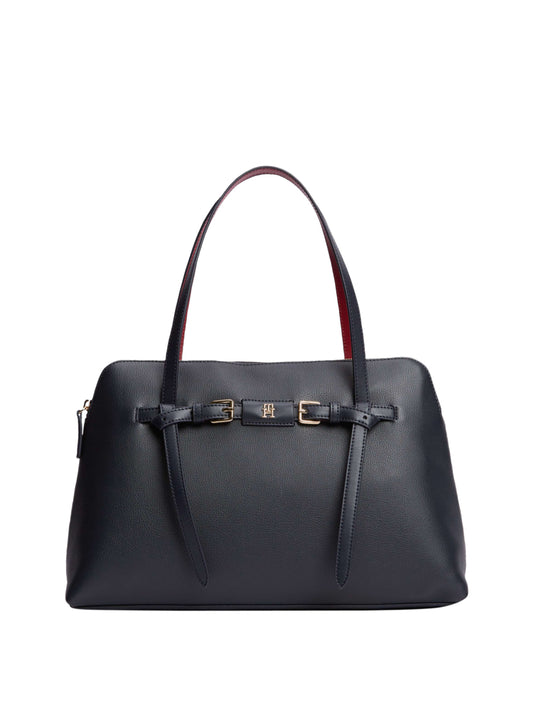 TOMMY HILFIGER 2USCITA Tommy Hilfiger Borsa a Mano Donna Space Blue - Blu Space Blue