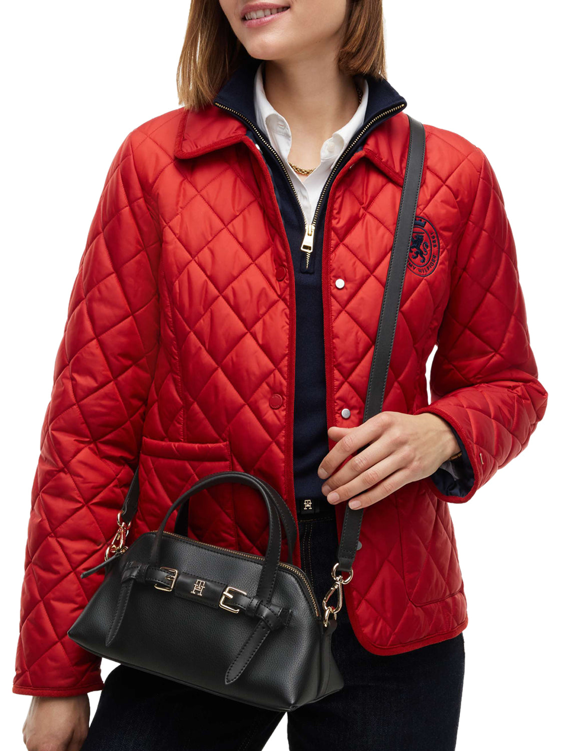 TOMMY HILFIGER 2USCITA Tommy Hilfiger Borsa a Mano Donna Black - Nero BLACK