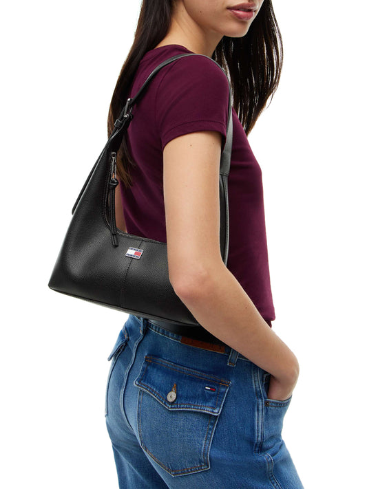 TOMMY HILFIGER 2USCITA Tommy Hilfiger Borsa a Tracolla Donna Black - Nero BLACK