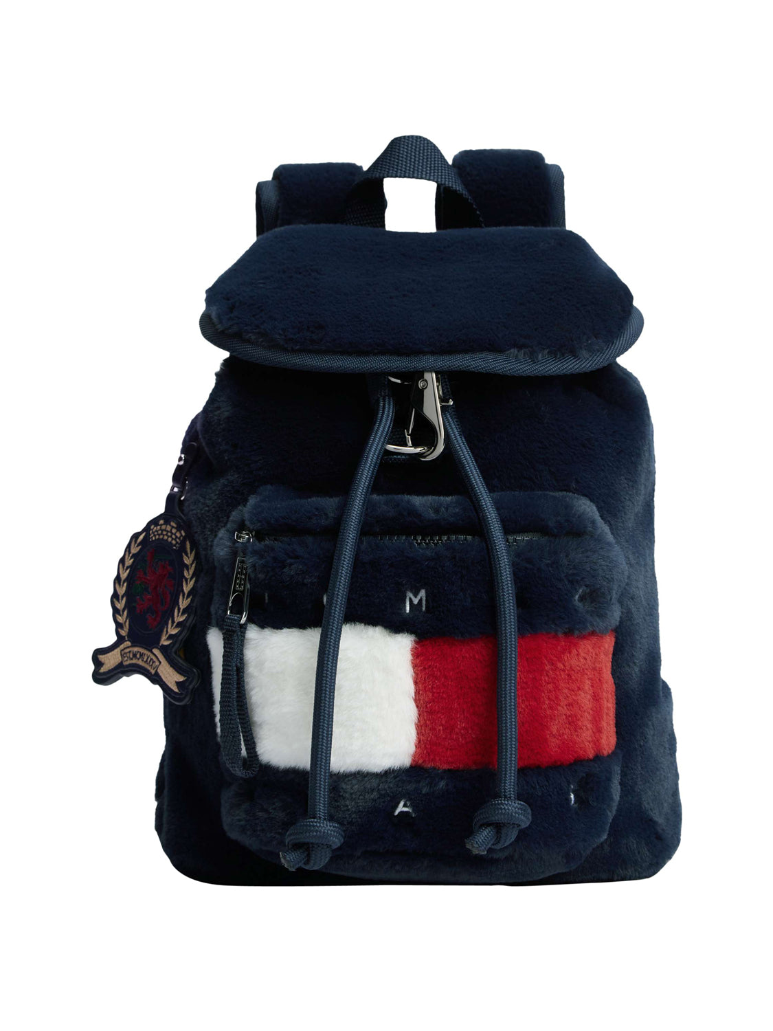 TOMMY HILFIGER 2USCITA Tommy Hilfiger Zaino Donna Corporate Fur - Blu Corporate Fur