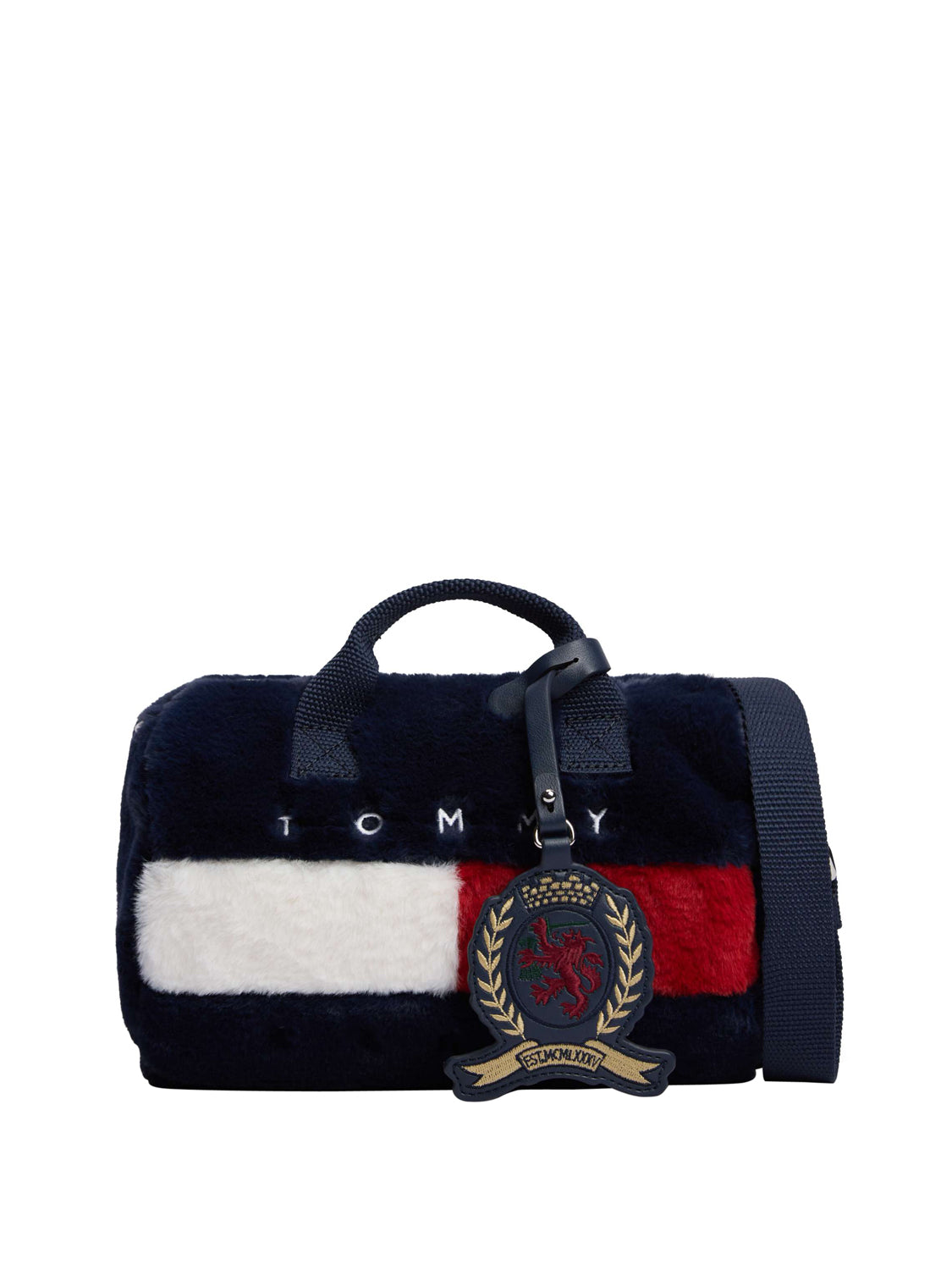 TOMMY HILFIGER 2USCITA Tommy Hilfiger Borsa a Mano Donna Corporate Fur - Blu Corporate Fur